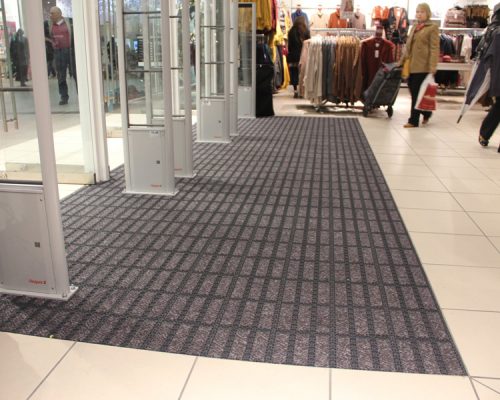 Milliken Mat Installed in a London Retail Store - Retail Entrance Mats