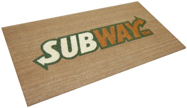 Subway Coir Mat - Logo Floor Mats