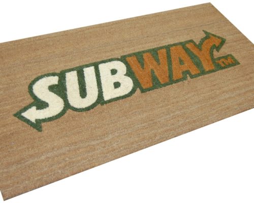 Subway Coir Mat - Logo Floor Mats