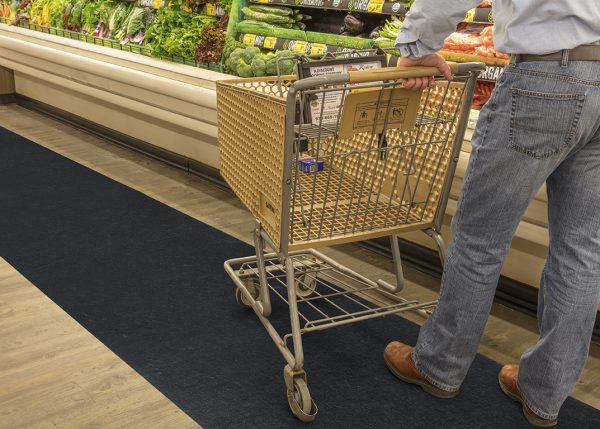 Supermarket Isle Mat Installed by UK Mats