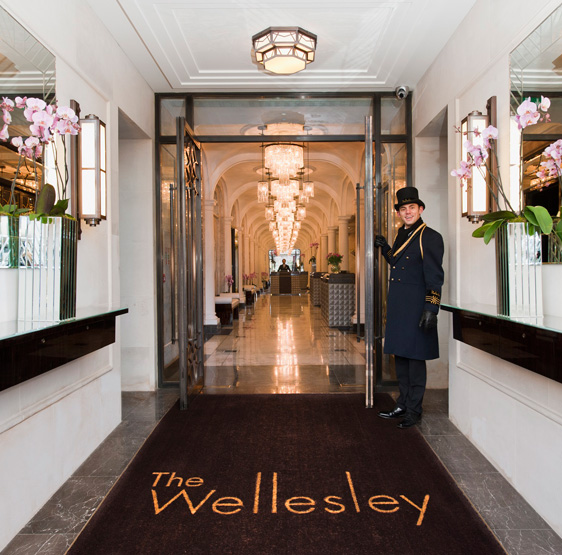 Fitted Entrance Mat At The Wellesley Hotel in London