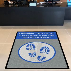 Disinfectant Mat To Remind Visitors to Wipe Their Feet, One of Our Covid-19 Mats
